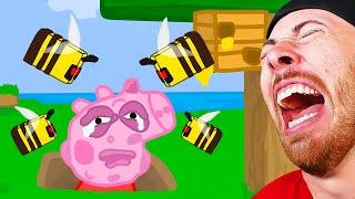 FUNNIEST PEPPA PIG SPEEDRUNS MINECRAFT ANIMATIONS