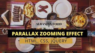 Responsive ZOOM & PARALLAX with jQuery