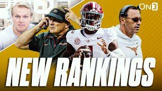 NEW College Football Playoff Rankings | Texas New #1? | Georgia, Alabama, Ohio St, Tennessee, Miami