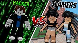 [MM2] Hacker Vs Teamers...(Murder Mystery 2) | Roblox