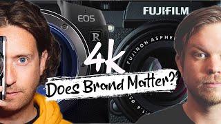 EOS R 4k with FUJIFILM XT3 Comparison!  // feat. Chadeveryday!