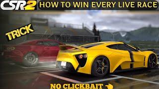 CSR2 HOW TO WIN EVERY LIVE RACE | NEW TRICK | IOS & ANDROID | PART1