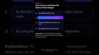 How can you customize the theme of Ant Design #antdesign