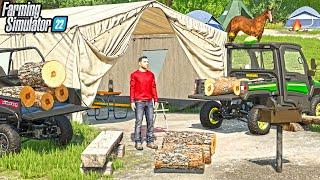 CAMPING AT ELMCREEK CAMPGROUNDS (UTV OFFROAD) | FARMING SIMULATOR 22