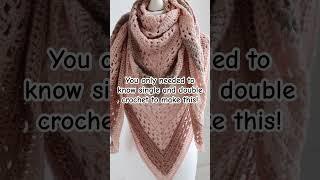 Easy Crochet Shawl #crochet