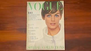 1967 March ASMR Magazine Flip Through: French Vogue w Jean Shrimpton, Veruschka