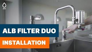 Alb Filter | Duo Installation des Trinkwasserfilter Wasserhahnfilter