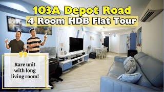 Home Tour | Centrally Located 4 Room HDB Flat at Depot Road | Unique Rare Layout! | LoukProp Homes