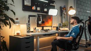 Modern Condo Desk Setup - Home Office Tour 2022