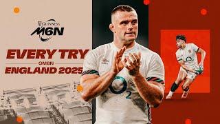 EVERY England Try - Guinness Six Nations 2025! 
