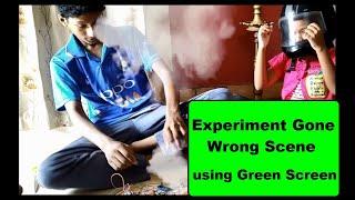 Experiment gone wrong Scene - using Green Screen - Fission Creations