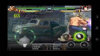 kof 2012 goro Daimon death combo......