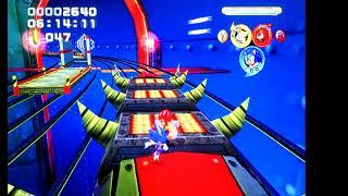 Sonic Heroes Bullet Station Team Sonic in Team Chaotix Section