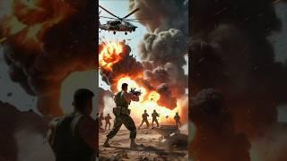 Heroic Soldier vs Terrorists: Epic Battle in Military Zone!  #viralvideo #viralshorts #army
