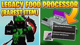 I Got the LEGACY FOOD PROCESSOR in Roblox Islands *RAREST SECRET ITEM*