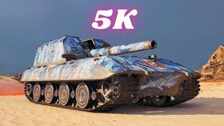 G.W. E 100 Arty 5K Damage World of Tanks #wot