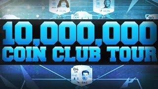 10,000,000+ COINS CLUB TOUR!!! FIFA 16 ULTIMATE TEAM