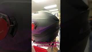 LS2 Stream Lux Matte Black Pink Motorcycle Helmet / Purple Helmet #shorts #motorhelmets #motorcycle