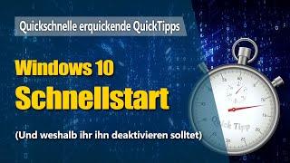 Windows 10 Schnellstart - Und weshalb ihr ihn deaktivieren solltet | QuickTipps | Aufschnur