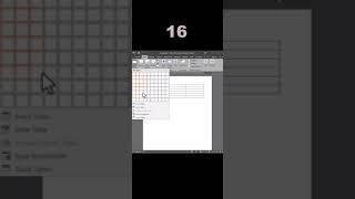Create Tables in 30 seconds  using word