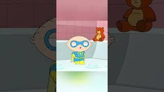 Stewie tried to unalive himself #stewiegriffin #toasterman#familyguy