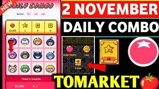 Tomarket Airdrop Combo 2 November | Tomarket Daily Combo Today | Tomarket Secret Combo Today