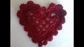 Готовимся ко дню Святого Валентина.Сердца крючком.Preparing for Valentine's Day.Crochet hearts