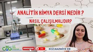 ECZ101 : Analitik Kimya Dersi 