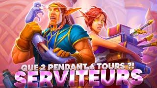 JOUER AVEC SEULEMENT 2 SERVITEURS DU TOUR 6 A 12 | Maverick Hearthstone Battlegrounds