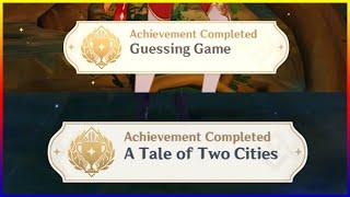 2 Hidden Achievement Guessing Game &  A Tale of Two Cities Genshin impact 2.2 Achievement