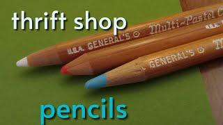 General's Multi-Pastel Chalks: a Thrift Store Pencil Haul