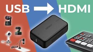 How to convert USB webcams to HDMI with the OBSBOT UVC Converter