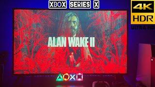 X BOX Series X | Alan Wake 2 | 4K 60FPS Performance | Defeat Nightingale (Boss Fight)