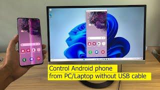 how to control Android phone from PC/Laptop