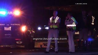 Male Walking on Freeway Hit and Killed / Murrieta  RAW FOOTAGE