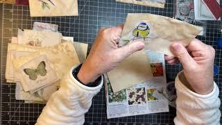 Mass Make!  Cool Collaged Envelopes!
