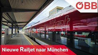 Met de NIEUWE RAILJET mee | Soms SNEEUWT het in APRIL  #BartVlog