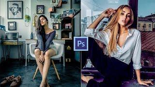 Indoor Portrait Photo Editing | Photoshop Effect Tutorial