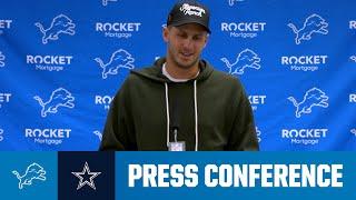 Jared Goff postgame media availability | 2024 Week 6: Lions vs Cowboys