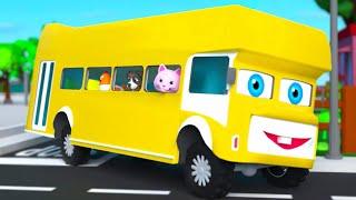 In The Bus | Wheels On The Bus | Nursery Rhymes & Bus Songs Collection for Kids USA