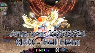 Arka War 28/09/24 - Mu online GMO - Hell Heim - Darkness Wizard 1547 ‍️