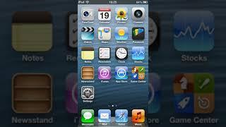 Footage of iOS 6