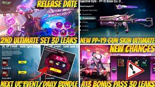 Next 2nd Ultimate Set Leaks | Next Uc Event Bgmi | A13 Bonus Pass Leaks | PP-19 Bizon | 3.9 Update