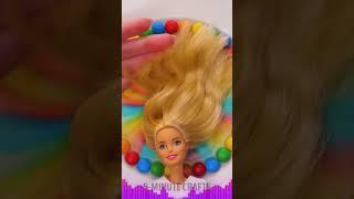 Doll Hair Color  | পুতুলের চুলের রঙ  @5MinuteCraftsYouTube    @techandtips86  #shorts #viral