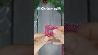 DIY Art Christmas Snowflakes ️️ A New Year's toy for a Christmas tree made of foamiran