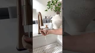 Revolutionize your sink routine with this futuristic, instant dry sink caddy.