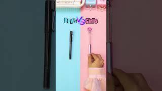 Boy's Stationery vs. Girl's Stationery #youtubeshorts #shorts #stationery #cute #boysvsgirls