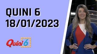 Quini 6 en vivo 18/01/2023 / Resultados del sorteo quini 6 del Miércoles 18 de enero del 2023