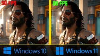 Стоит ли ОБНОВЛЯТЬСЯ на WINDOWS 11| Сравнение производительности и тесты в играх️