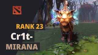 Cr1t- (Rank 23) plays Mirana Dota 2 Full Game